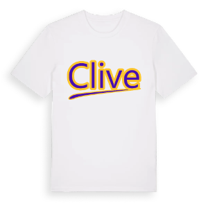 Clive baseball t-shirt – ekologisk bomull t-shirt från Pinshirt