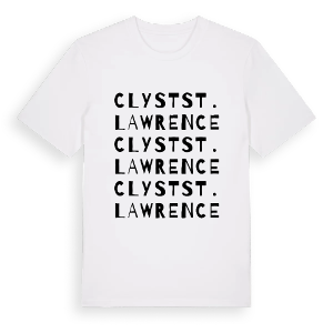 Clyst St. Lawrence ordlek t-shirt – ekologisk bomull t-shirt från Pinshirt