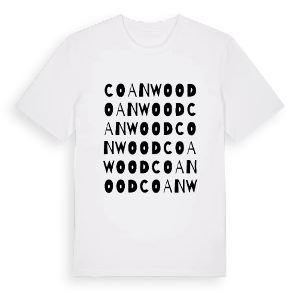 Coanwood ordlek t-shirt – ekologisk bomull t-shirt från Pinshirt