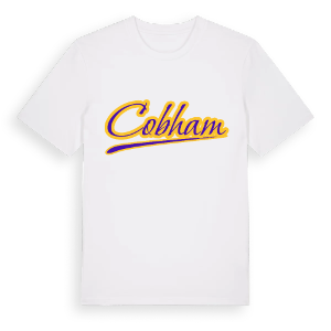 Cobham baseball t-shirt – ekologisk bomull t-shirt från Pinshirt