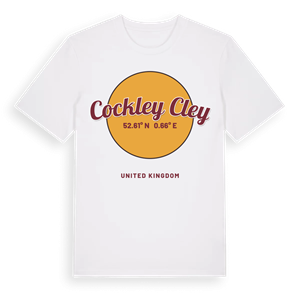 Cockley Cley cirkel t-shirt – ekologisk bomull t-shirt från Pinshirt