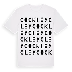 Cockley Cley ordlek t-shirt – ekologisk bomull t-shirt från Pinshirt