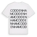 Coddenham ordlek t-shirt
