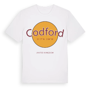 Codford cirkel t-shirt – ekologisk bomull t-shirt från Pinshirt