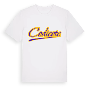 Codicote baseball t-shirt – ekologisk bomull t-shirt från Pinshirt