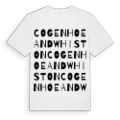 Cogenhoe and Whiston ordlek t-shirt