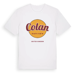 Colan cirkel t-shirt – ekologisk bomull t-shirt från Pinshirt