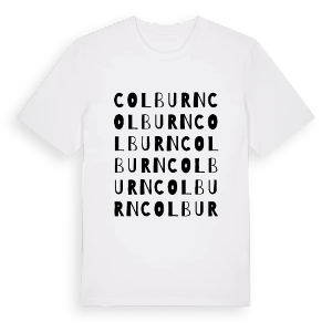 Colburn ordlek t-shirt – ekologisk bomull t-shirt från Pinshirt