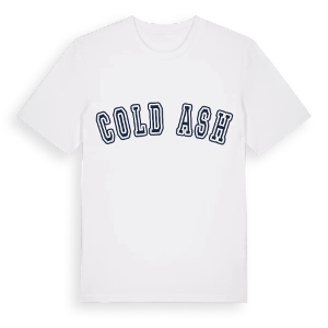 Cold Ash college t-shirt – ekologisk bomull t-shirt från Pinshirt