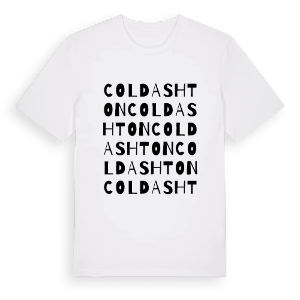 Cold Ashton ordlek t-shirt – ekologisk bomull t-shirt från Pinshirt