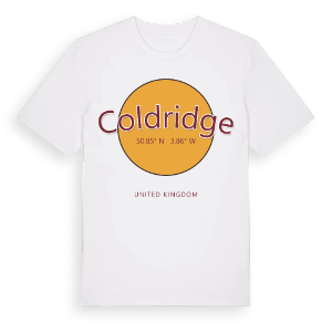 Coldridge cirkel t-shirt – ekologisk bomull t-shirt från Pinshirt