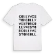 Collyweston ordlek t-shirt