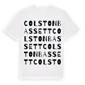 Colston Bassett ordlek t-shirt
