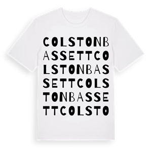Colston Bassett ordlek t-shirt – ekologisk bomull t-shirt från Pinshirt
