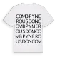 Combpyne Rousdon ordlek t-shirt