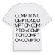 Compton ordlek t-shirt