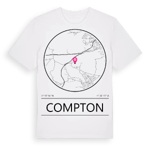 Compton t-shirt – ekologisk bomull t-shirt från Pinshirt
