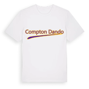 Compton Dando baseball t-shirt – ekologisk bomull t-shirt från Pinshirt