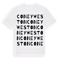 Coney Weston ordlek t-shirt