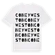 Coney Weston ordlek t-shirt
