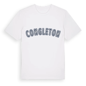 Congleton college t-shirt – ekologisk bomull t-shirt från Pinshirt