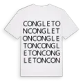 Congleton ordlek t-shirt