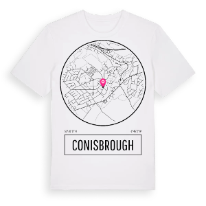 Conisbrough t-shirt – ekologisk bomull t-shirt från Pinshirt