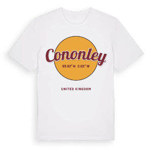 Cononley cirkel t-shirt – ekologisk bomull t-shirt från Pinshirt
