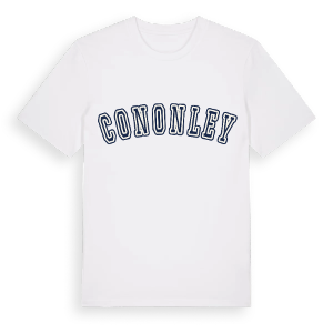 Cononley college t-shirt – ekologisk bomull t-shirt från Pinshirt