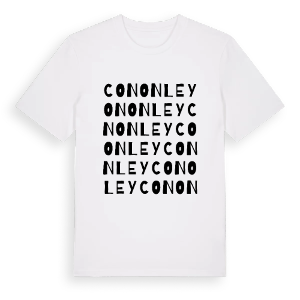 Cononley ordlek t-shirt – ekologisk bomull t-shirt från Pinshirt
