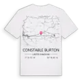 Constable Burton karta t-shirt