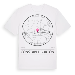 Constable Burton t-shirt – ekologisk bomull t-shirt från Pinshirt