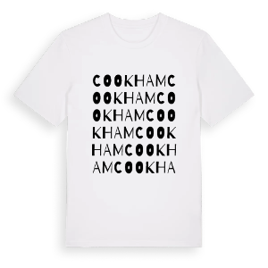 Cookham ordlek t-shirt – ekologisk bomull t-shirt från Pinshirt