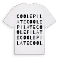 Coole Pilate ordlek t-shirt