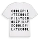 Coole Pilate ordlek t-shirt