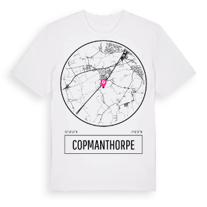 Copmanthorpe t-shirt – ekologisk bomull t-shirt från Pinshirt