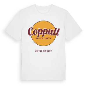 Coppull cirkel t-shirt – ekologisk bomull t-shirt från Pinshirt