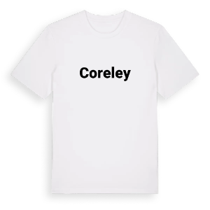Coreley fetstil t-shirt – ekologisk bomull t-shirt från Pinshirt