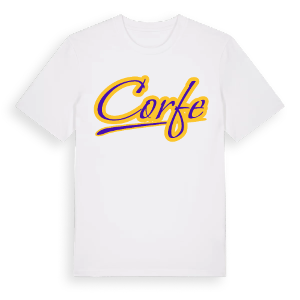 Corfe baseball t-shirt – ekologisk bomull t-shirt från Pinshirt