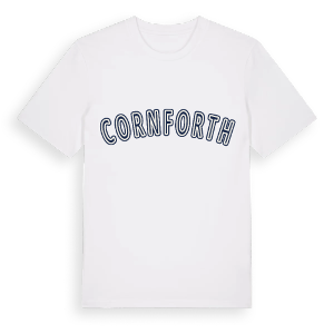 Cornforth college t-shirt – ekologisk bomull t-shirt från Pinshirt