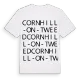 Cornhill-on-Tweed ordlek t-shirt