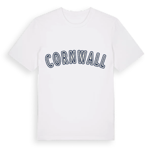 Cornwall college t-shirt – ekologisk bomull t-shirt från Pinshirt