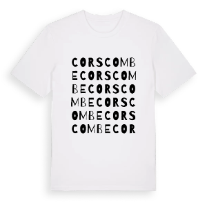 Corscombe ordlek t-shirt – ekologisk bomull t-shirt från Pinshirt