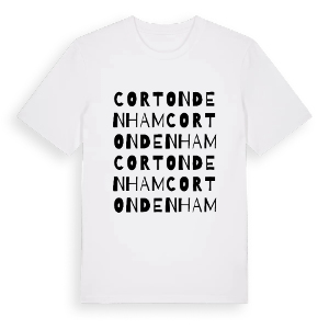 Corton Denham ordlek t-shirt – ekologisk bomull t-shirt från Pinshirt