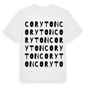 Coryton ordlek t-shirt – ekologisk bomull t-shirt från Pinshirt