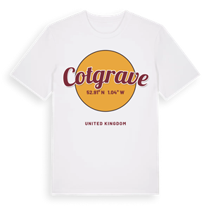 Cotgrave cirkel t-shirt – ekologisk bomull t-shirt från Pinshirt