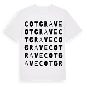 Cotgrave ordlek t-shirt – ekologisk bomull t-shirt från Pinshirt
