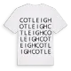 Cotleigh ordlek t-shirt
