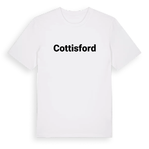 Cottisford fetstil t-shirt – ekologisk bomull t-shirt från Pinshirt