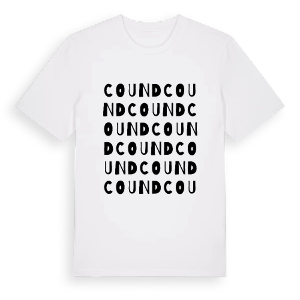 Cound ordlek t-shirt – ekologisk bomull t-shirt från Pinshirt